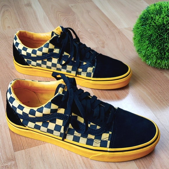 Vans Other - Vans Old Skool Checkerboard Taxi Sneakers